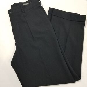 John Varvatos Pants Womens US 14 100% Wool Black Made in Italy Dress Trousers